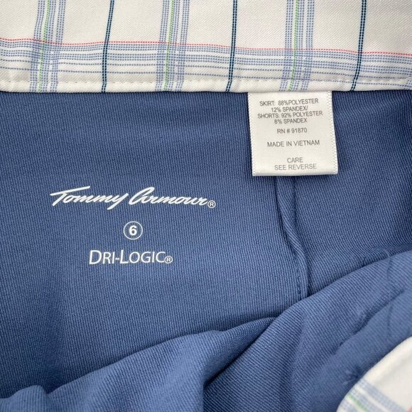 Tommy Armour Dri-Logic Blue Golf Tennis Skirt Skort Womens Size 6 Athletic - Picture 3 of 7